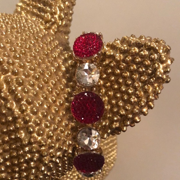 Charming Charlie Red and Gold Bracelet - Picture 1 of 1